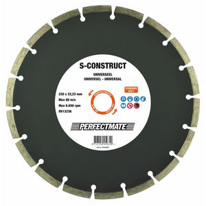 S-Construct diamantzaagblad 115mm asgat 22.23mm