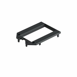 Afdekplaat voor UT3 en UT4 2 Modul45 104x76x4 zwart VVE=10
