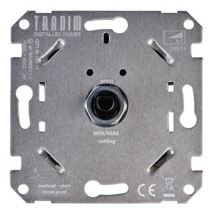 Muurdimmer Digitale LED Tradim 2497H 1-150W