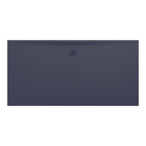 Douchevloer 1800x900mm rechthoekig antraciet  Marbond composiet afvoer aan lange zijde
