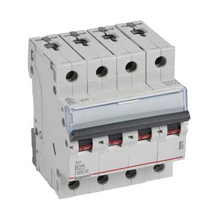 Installatieautomaat MCB TX3 4-polig B-karakteristiek 25A 6000A