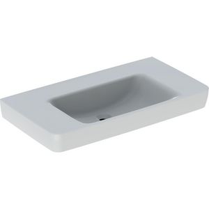 Renova Plan wastafel 90x48cm zonder kraangat zonder overloop afleg li+re wit