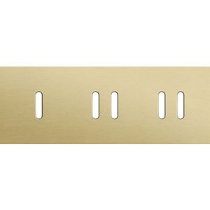 Afdekplaat 3-voud horiz. 71mm centerafst. 227-56703