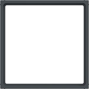Tussenring voor centraalplaat 51 x 51 mm A.x/C.x antraciet