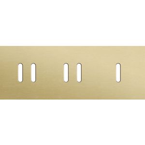 Afdekplaat 3-voud horiz. 71mm centerafst. 227-56704