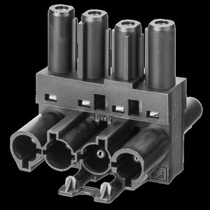 Splitter 4-polig 1 in 2 uit zwart (AC166 GVT 3/ 4)