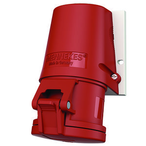 Wandcontactdoos 32A 5-polig 6H 400V IP44 TwinCONTACT