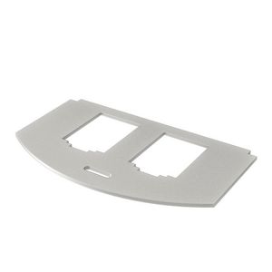 Montageplaat GES R2 2x Type B rvs A2 1.4301