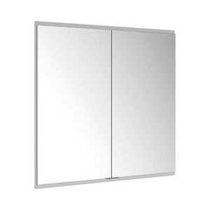 Spiegelkast inbouw onverl. 1050x900x120mm zil.
