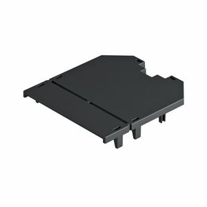 Afdekplaat voor UT3, blind 82,5x76x2 zwart 9011 VVE=10