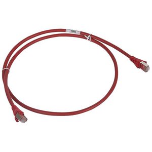 Patchkabel RJ45 Cat. C6 F/UTP rood 3m.