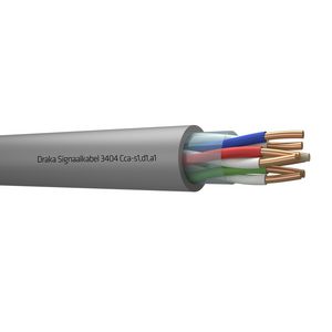 Haspel a 500m. signaal kabel Cca gy# 4x2x0,8mm 3404