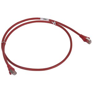 Patchkabel RJ45 Cat. C6 F/UTP rood 1m.