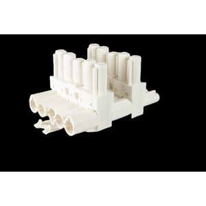 Splitter 5-polig 1 in 3 uit wit (AC166 GVT 4/ 5)