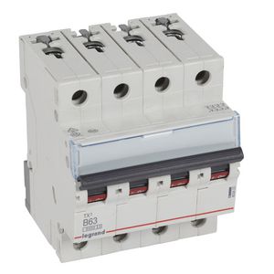 Installatieautomaat MCB TX3 4-polig B-karakteristiek 63A 6000A