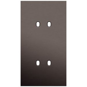 2-voudige afdekplaat Verticaal 71mm centerafstand voor tweevoudig
