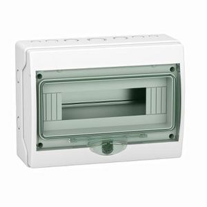 Mini verdeler DINrail componenten 1x12 modulen aarde en