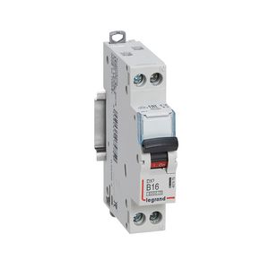 Installatieautomaat MCB DX³ 1-polig + Nul B-karakteristiek 16A 6000A
