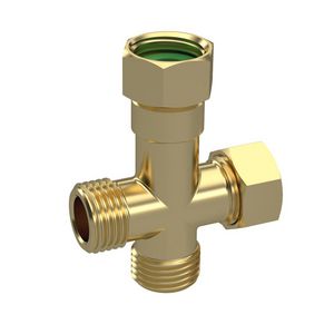 Kruisstuk 3/8" wartel x 3/8" bui.dr. x 3/8" bui.dr. VVE=250