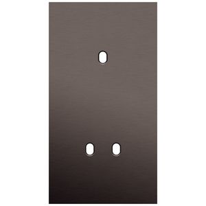 2-voudige afdekplaat Verticaal 71mm centerafstand voor een enkelv