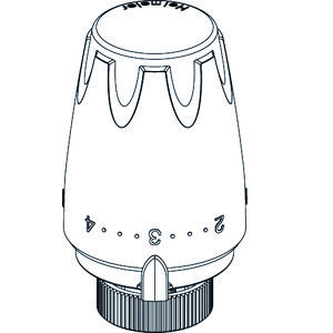 Thermostatisch regelelement DX voor Hertz