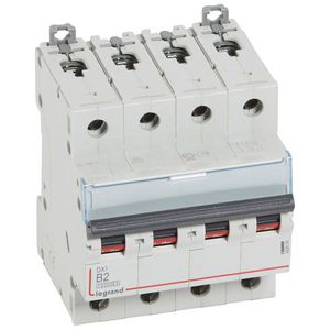 Installatieautomaat MCB DX³ 4-polig B-karakteristiek 2A 10000A
