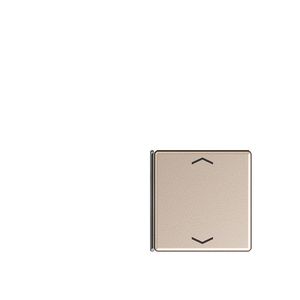 Tastafdekking lb/ro pijl A500 champagne KNX