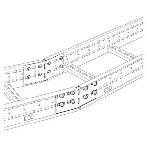 Buigkoppelplaatset 2 stuk Thvz H125