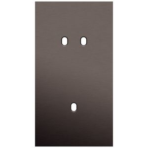 2-voudige afdekplaat Verticaal 71mm centerafstand voor een tweevo