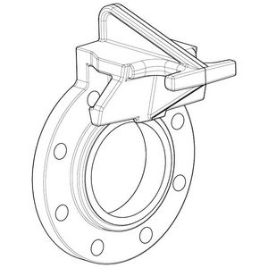 Adapter DN150/ANSI 6" FLYGT 2" GUIDEPIPE