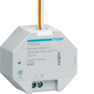 Inbouw-ingang KNX-RF 2-voudig 230V quicklink