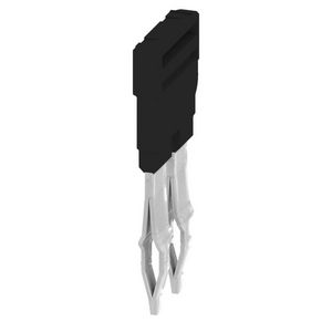 Dwarsverbinder (terminal) Plugged zwart 32 A p: 2 VVE=60
