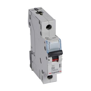Installatieautomaat MCB TX3 1-polig B-karakteristiek 6A 6000A