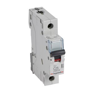 Installatieautomaat MCB TX3 1-polig C-karakteristiek 25A 6000A