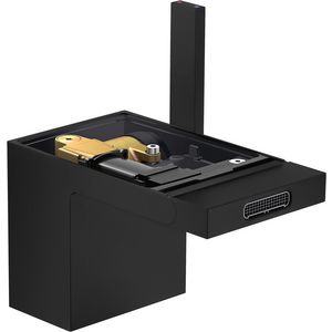 AXOR MyEdition 1-hendel bidetmengkraan met afvoerpluggarnituur zonder plaa mat zwart 47212670