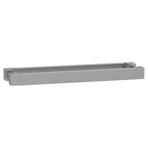Sokkel voor frontpaneel 1200x100mm RVS 304L Spacial