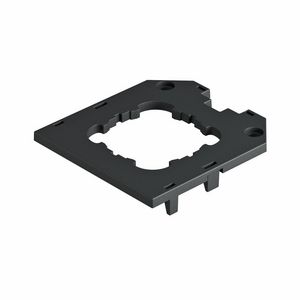Afdekplaat voor UT3, draagring 82,5x76x4 zwart 9 VVE=10