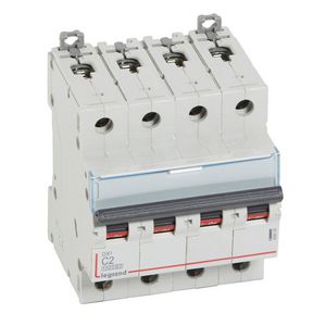 Installatieautomaat MCB DX³ 4-polig C-karakteristiek 2A 10000A