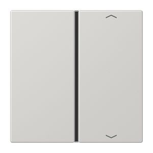 Tastafdekking 1-voudig pijl compleet LS L.grijs KNX