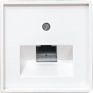 Afdekplaat v. UAE 1-voudige RJ45 wandct.doos,E-Design,55x55