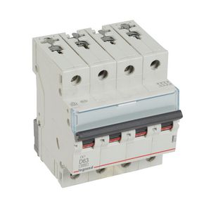 Installatieautomaat MCB TX3 4-polig D-karakteristiek 63A 6000A
