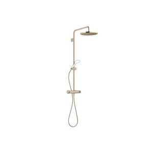 Showerpipe douchethermostaat z.handdouche Light Gold