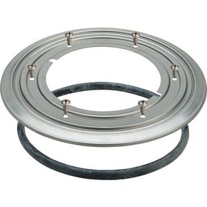 Klemflens 274 chroomnikkelstaal/blank