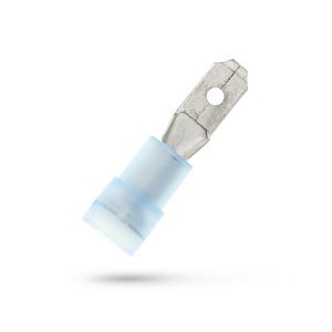 Kist a 100st. geisoleerde vlaksteker 4,8x0,5mm 1,5-2,5mm² Nylon