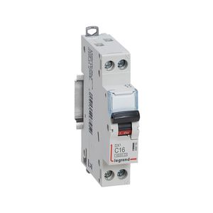 Installatieautomaat MCB DX³ 1-polig + Nul C-karakteristiek 16A 4500A VVE=10