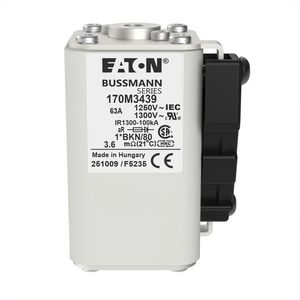 Zekering h. snelheid 63A AC 1250V 100kA compact 1 45x VVE=3