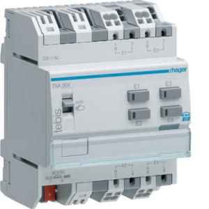 Universele ingangsmodule 4-voudig KNX 230 V