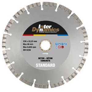 Beton Standard diamantzaagblad 300mm asgat 22.23mm