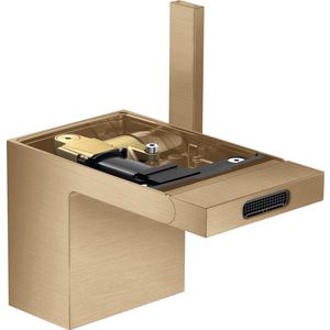 AXOR MyEdition 1-hendel bidetmengkraan met afvoerpluggarnituur zonder plaa Brushed Bronze