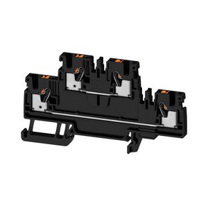 Doorvoerklem PUSH IN zwart 2.5mm² 800V 800V Nu VVE=50